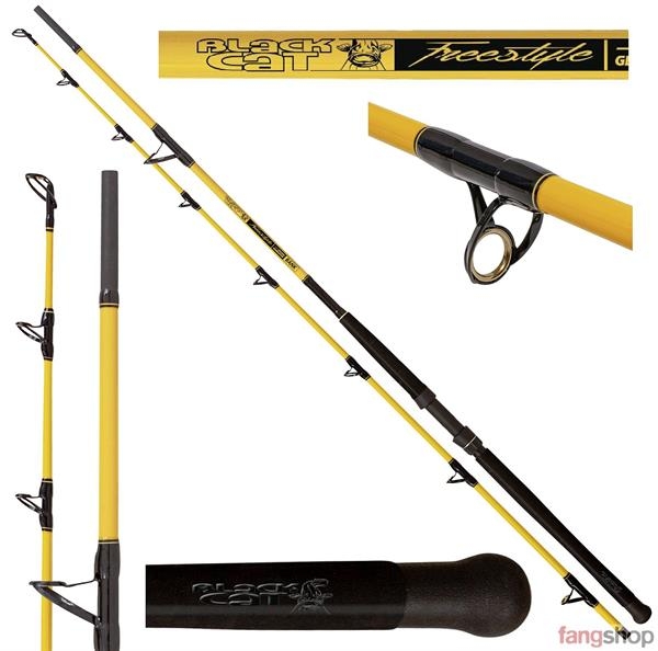 Black Cat Black Passion Spin 2,70 m 50-200 g Spinnrute Wels Waller Angelrute NEU 