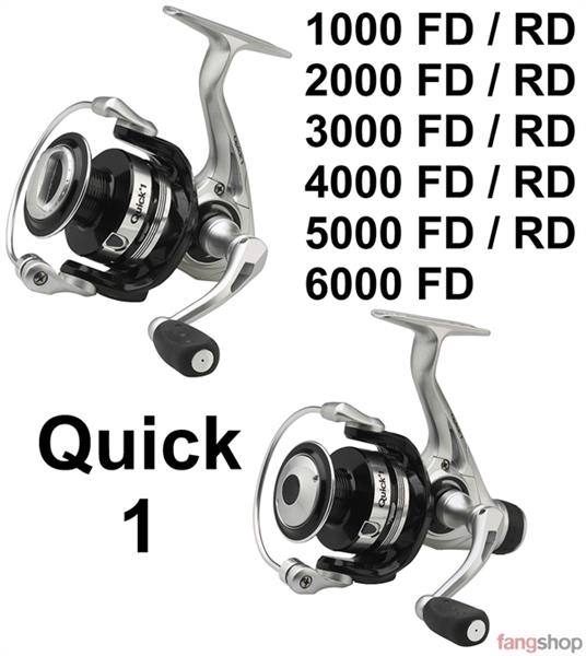 DAM Quick 1 4000 FS Freilaufrolle 3+1BB Allroundrolle Freilauf Rolle 