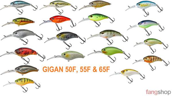 Gunki GAMERA 54 78 SHW Wobbler 54mm 78mm Zander Barsch Hecht Twitch strömende Ge 