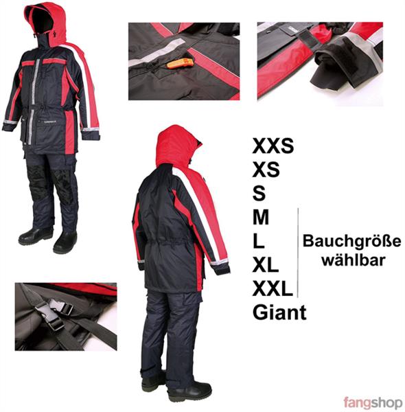 Crossflow Extreme 2-Teiler Sundridge Angeln Schwimmanzug Floating Suit