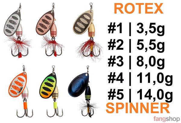Savage Gear Rotex Spinner Gr.1 Dirty Silver 4,4cm 3,5g Barsch Hecht Forelle 