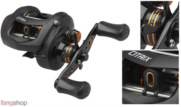 Linkshand Baitcaster Multirolle zum Spinnfischen Okuma Citrix LP CI-364LXa 